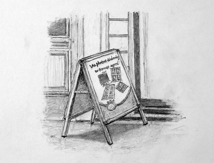 I arrive at a photo-express shop in the Les Halles neighborhood in Paris, where&nbsp;I’m…