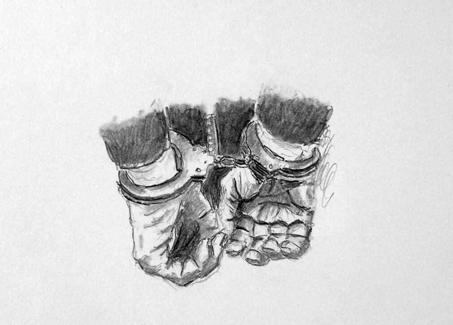 An arrest is in progress at the Jay St. subway station when I exit the F train to&nbsp;transfer…