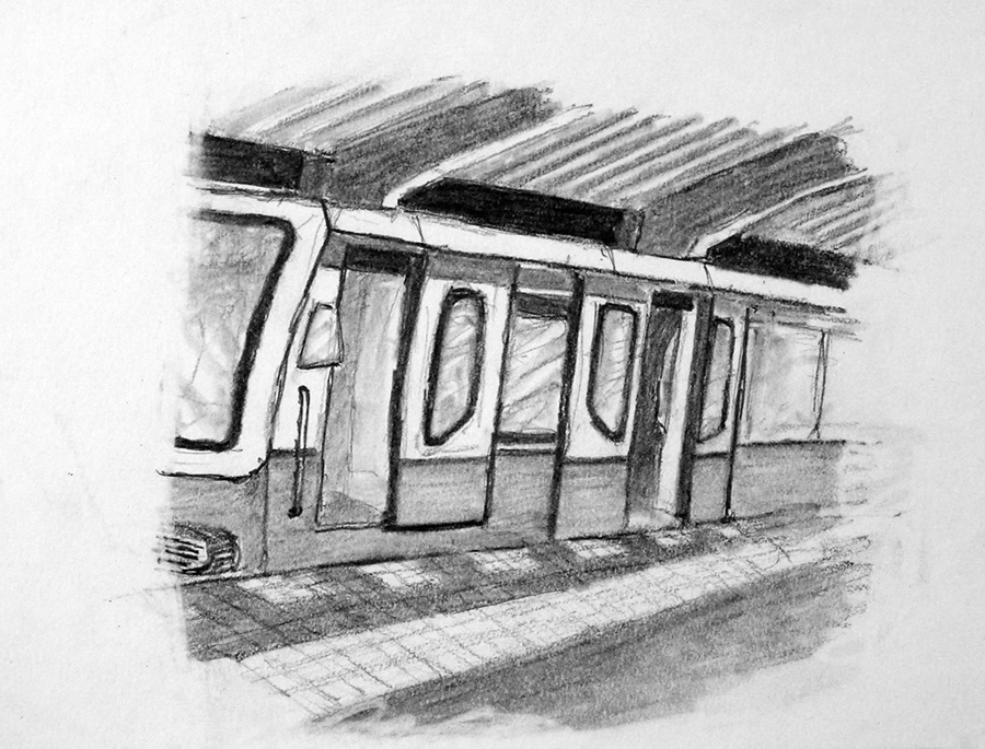 I’m traveling on the S-Bahn in Berlin running an errand, and when I get&nbsp;out…