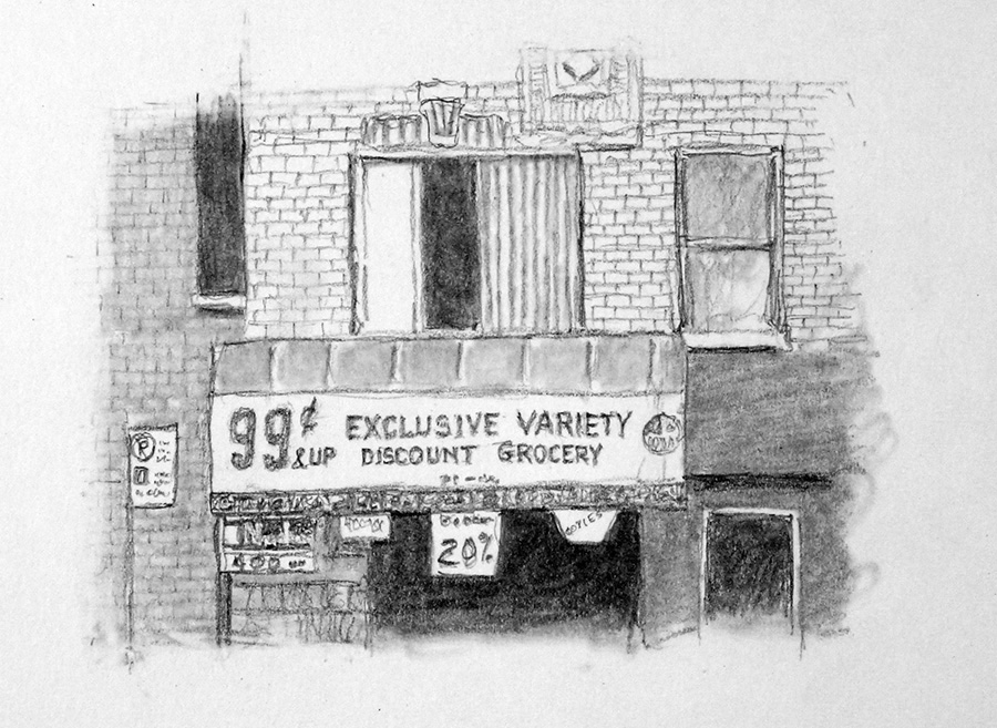 At the 99 cent store. As I approach the counter to make my&nbsp;purchase…