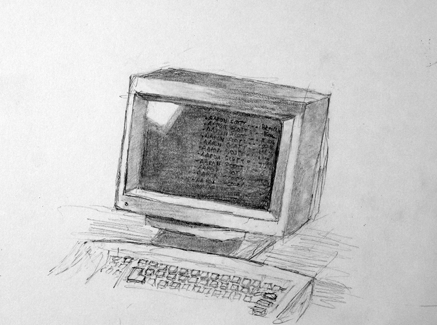 I’m purchasing a camera, and the clerk wants to look me up on the company’s&nbsp;computer…