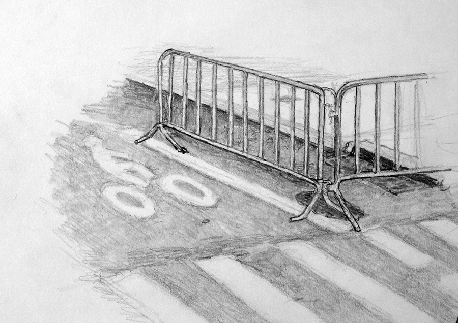 After a film screening at MoMA I’m walking back toward the F train on 6th&nbsp;Avenue…